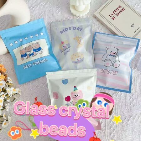 Bling Glass Crystal Beads Lucky Bags-Open In Live